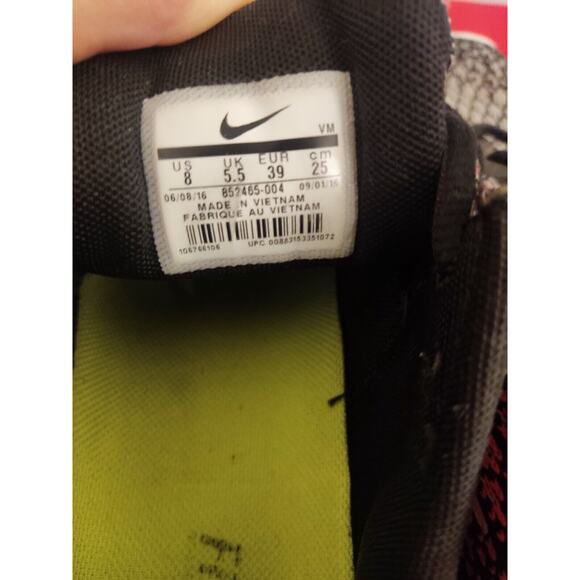 Nike Air Max Running‎ Shoe US Women’s 8 852465-004 Pink Black - Picture 8 of 9